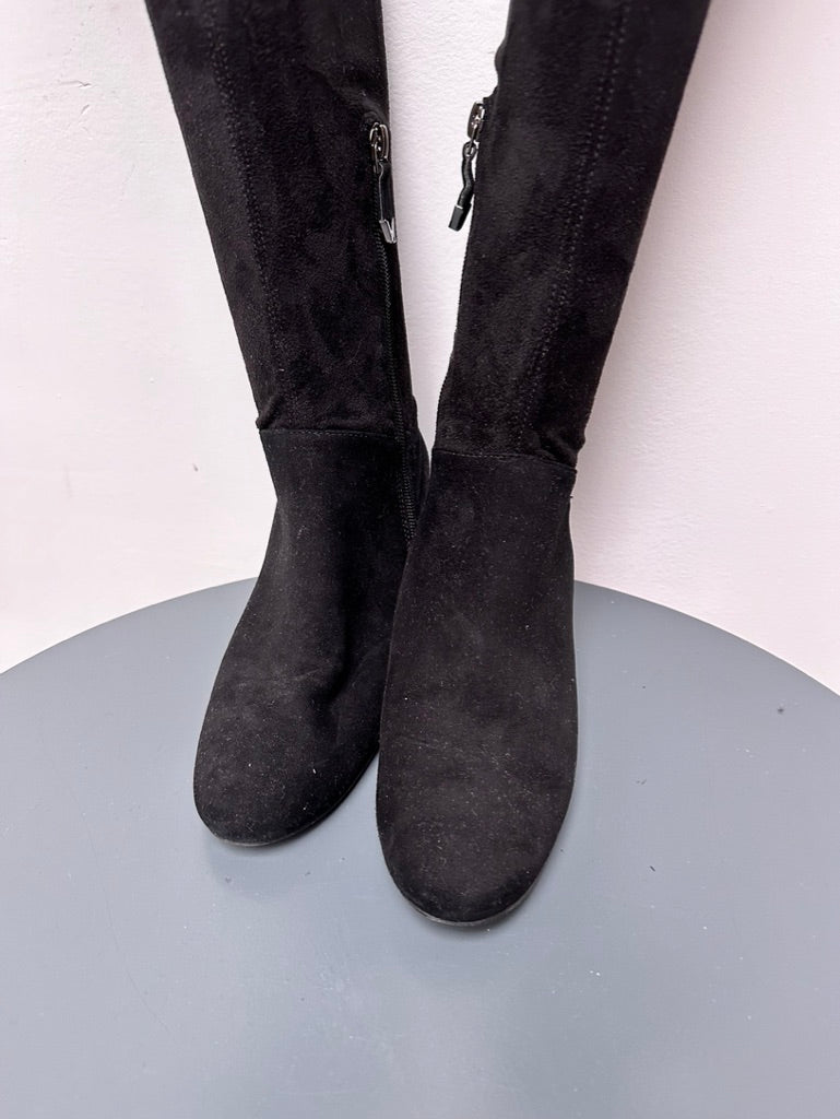 Whatfor zwarte knielaarzen maat 36