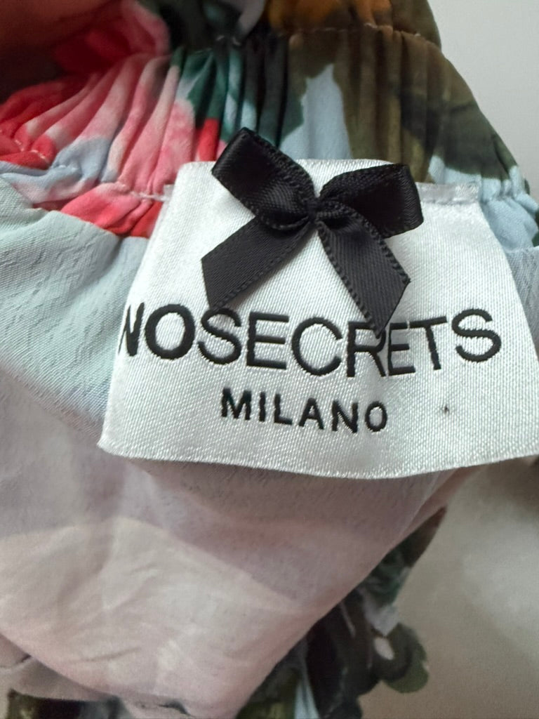 NO SECRETS - Rok - tropische print, gelaagd met ruches, elastische tailleband - IT 44