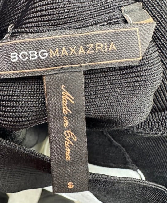 BCBGMAXAZRIA zwarte bodycon rok maat S