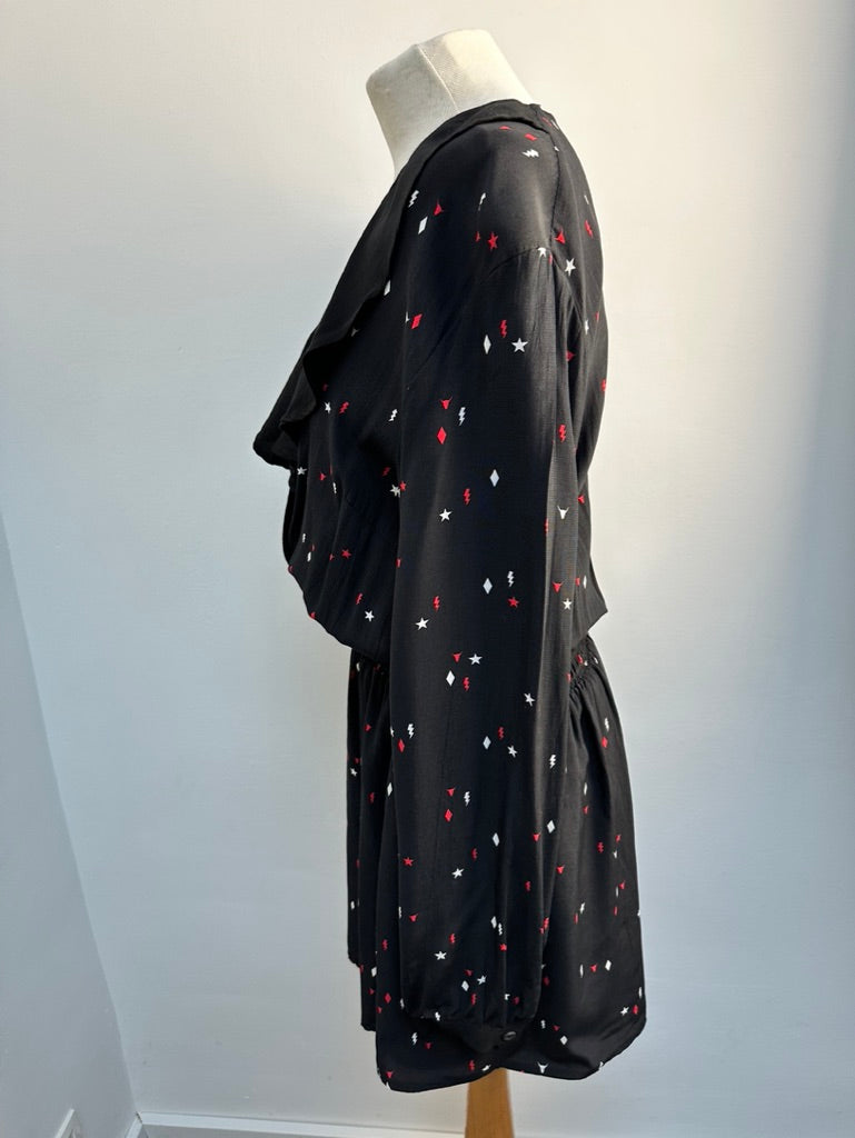 Alix zwarte jurk maat L