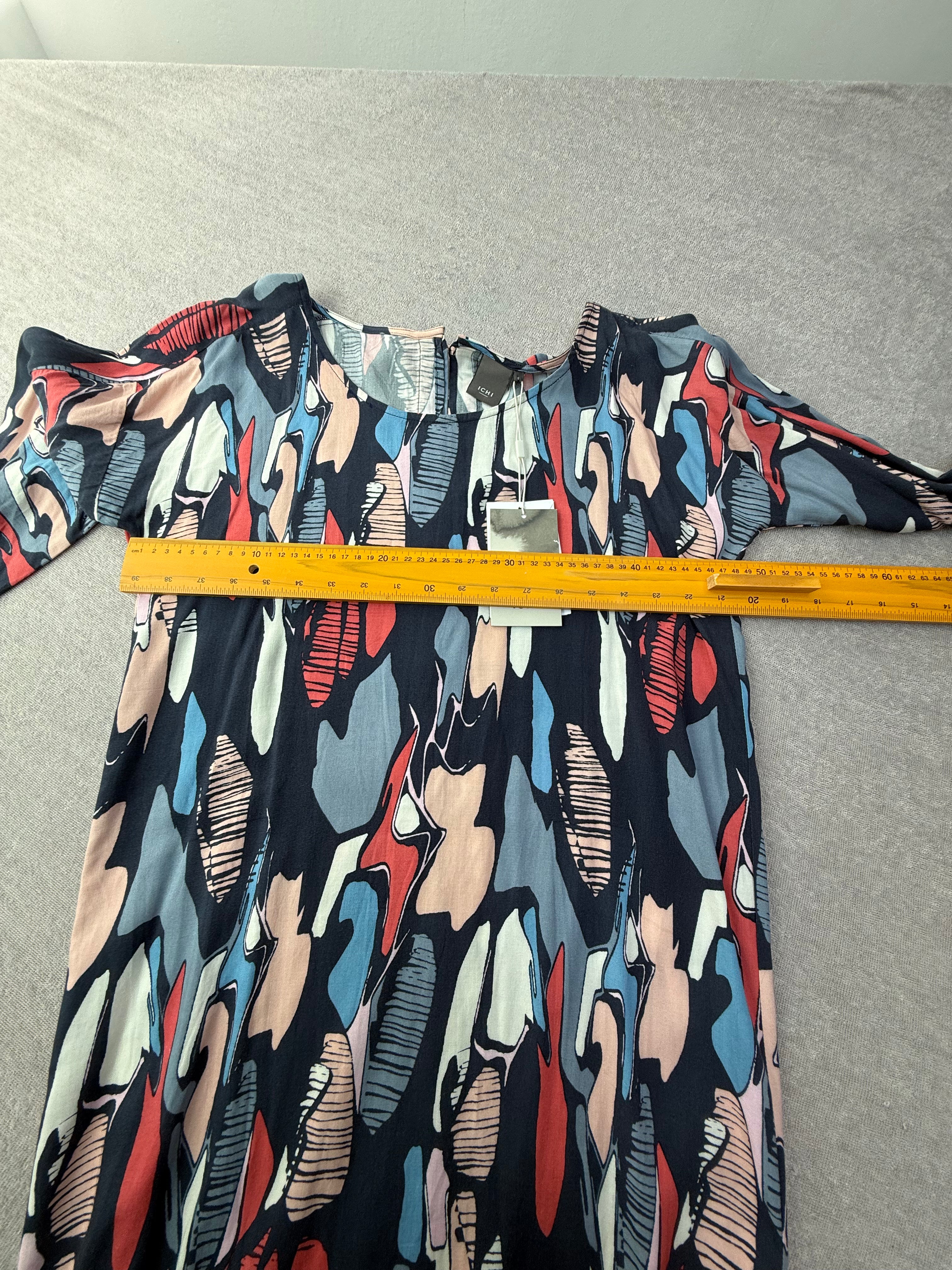 ICHI Jurk maat S Multicolor