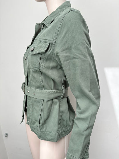 Aaiko groen jeans jasje maat xs