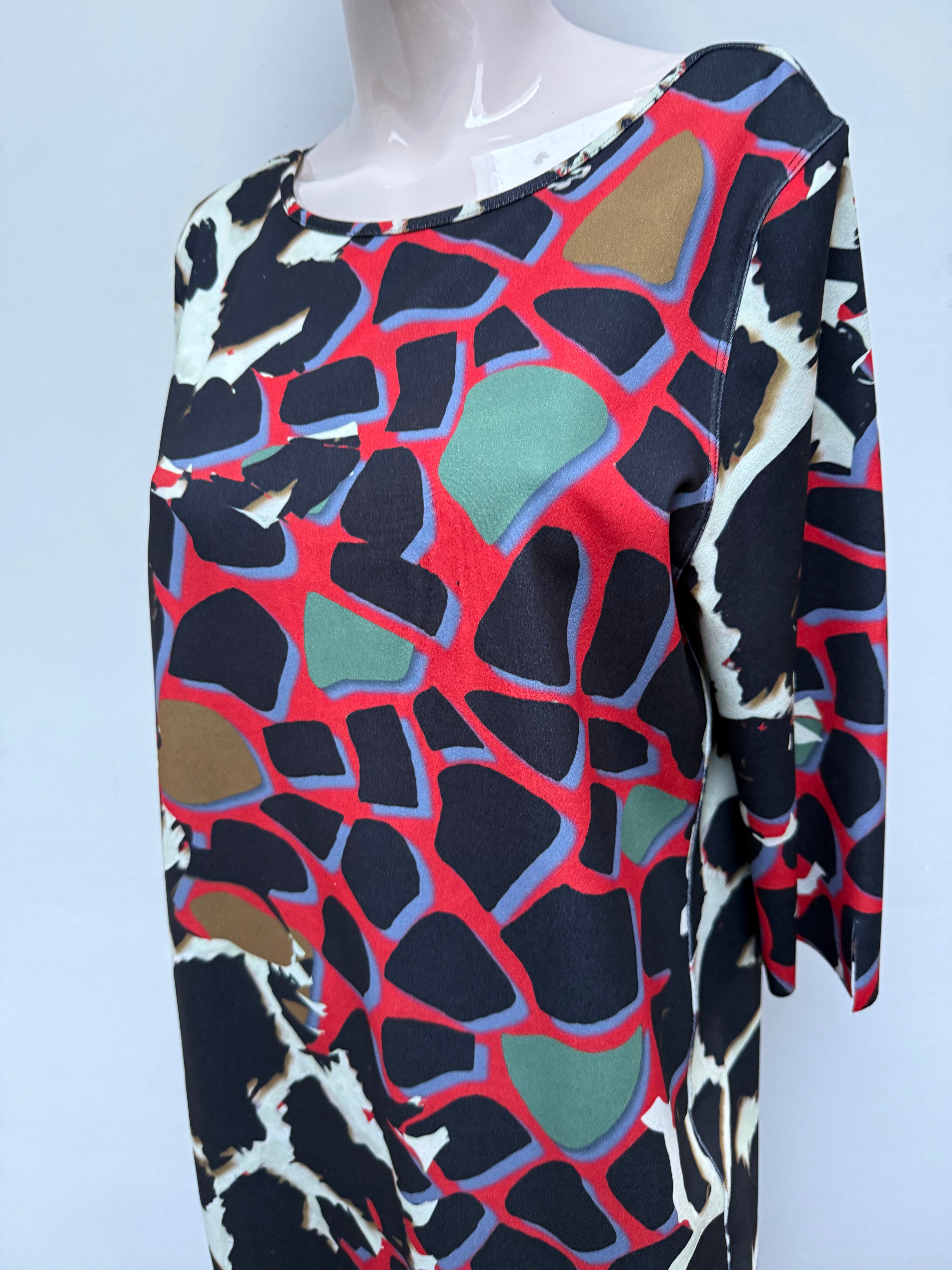 Lizzy & Coco Jurk maat 40 meerkleurig; groen