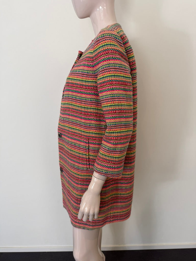 RENÉ LEZARD - Blazer - meerkleurig, gestreept, drie knopen - S