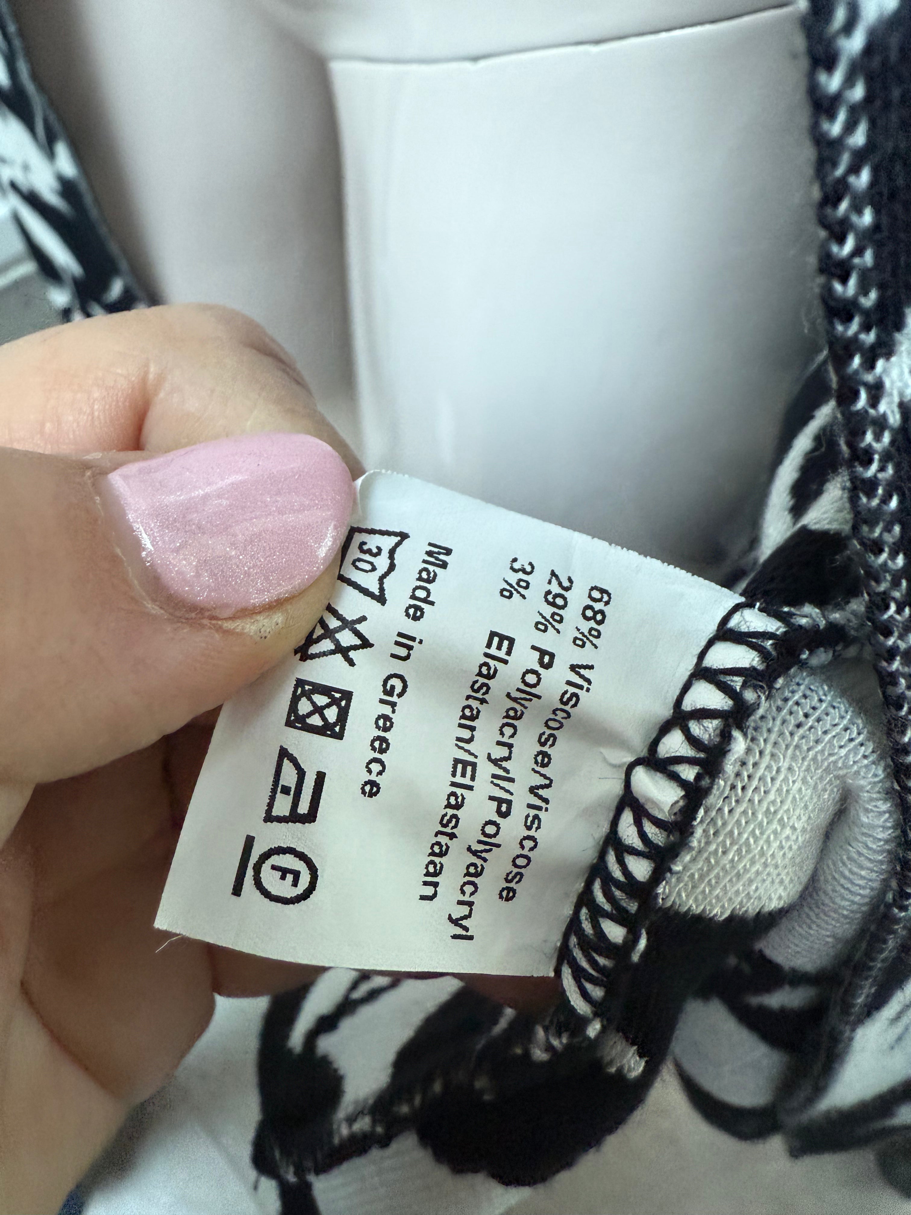 Zoso Vest maat S zwart; wit