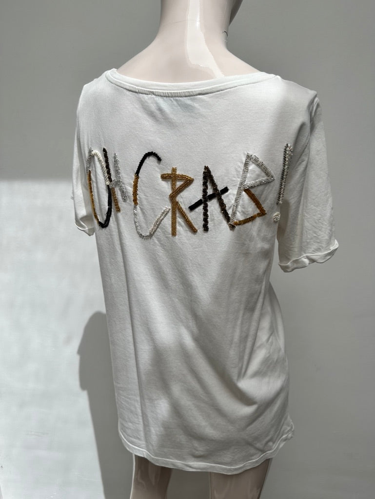 SVNTY antwerp t-shirt wit maat S