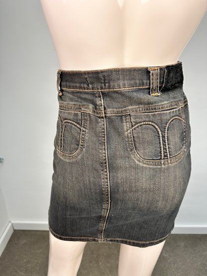 D&G spijkerrokje zwart maat 36
