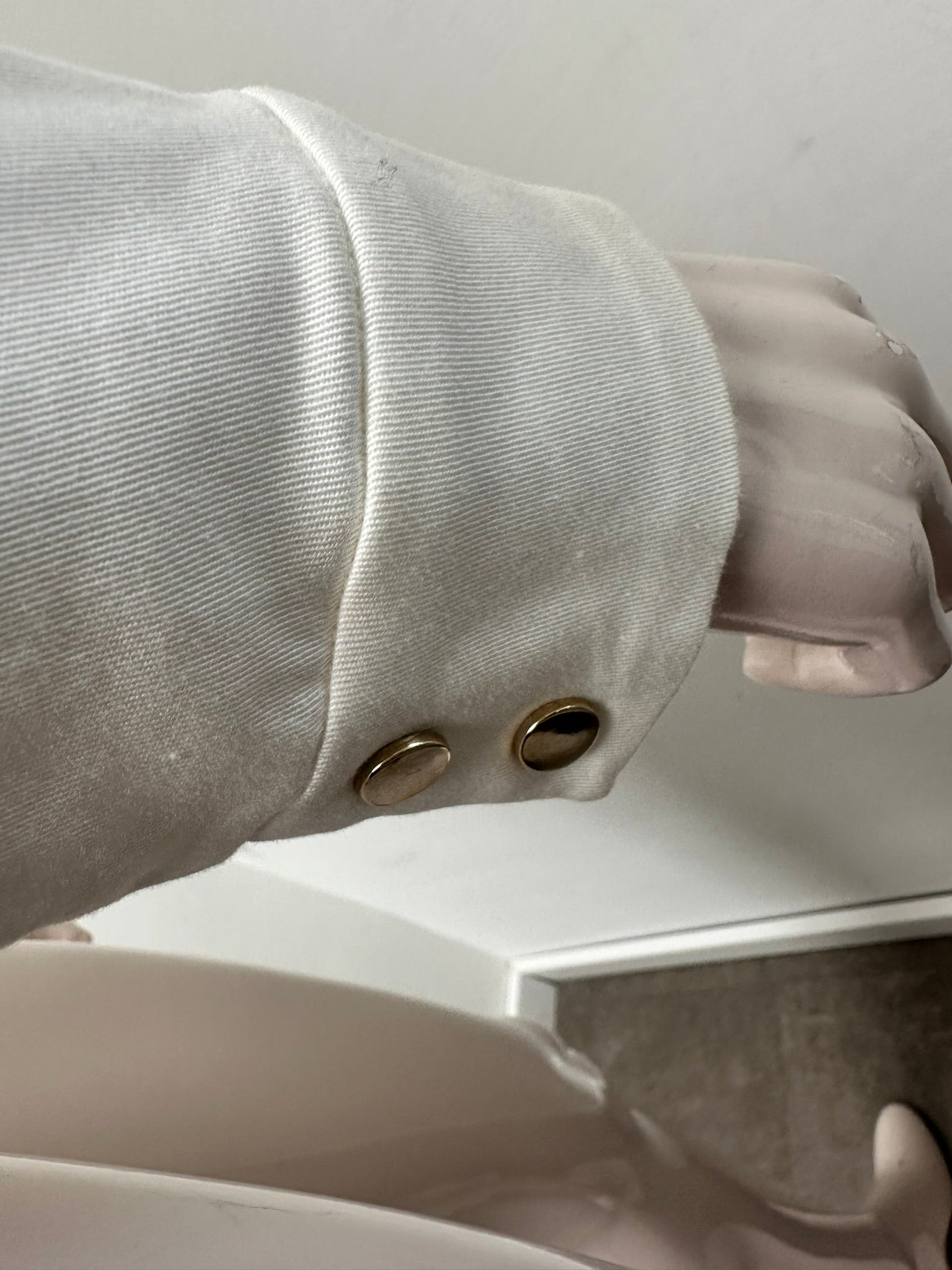 Zara recht jasje wit maat S