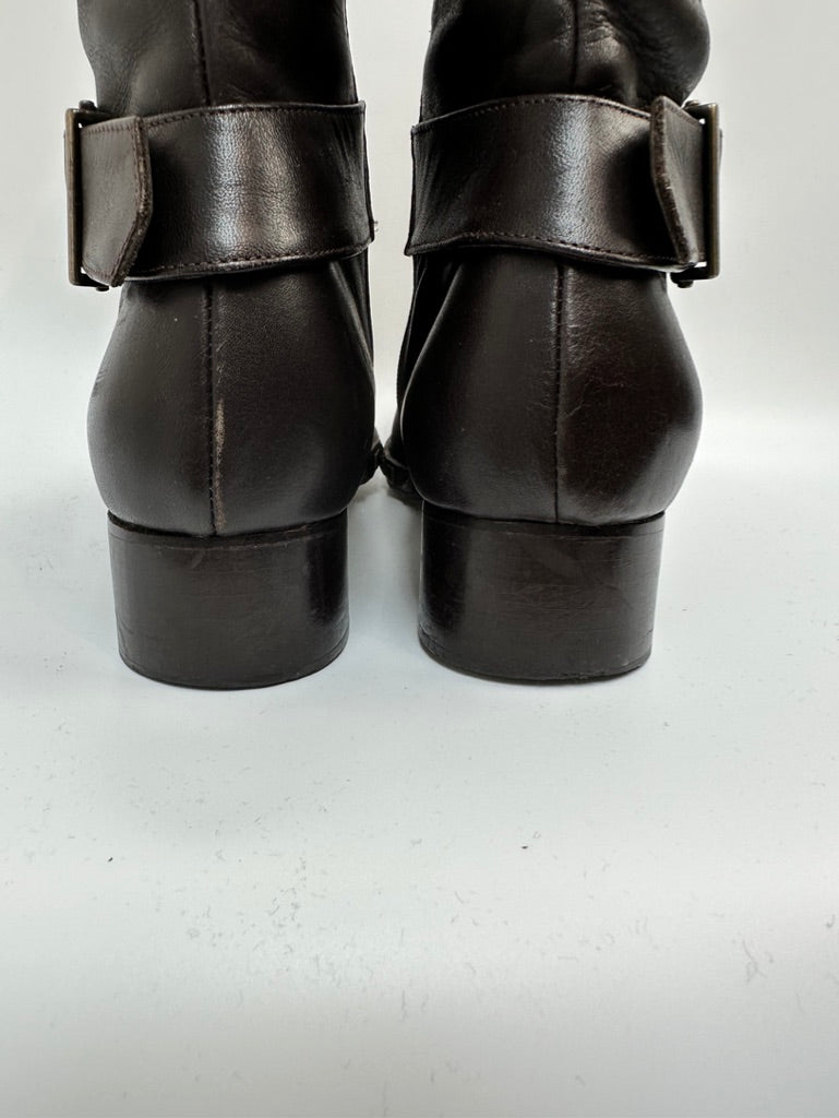 Gianfranco Ferré donkerbruine laarzen maat 38,5