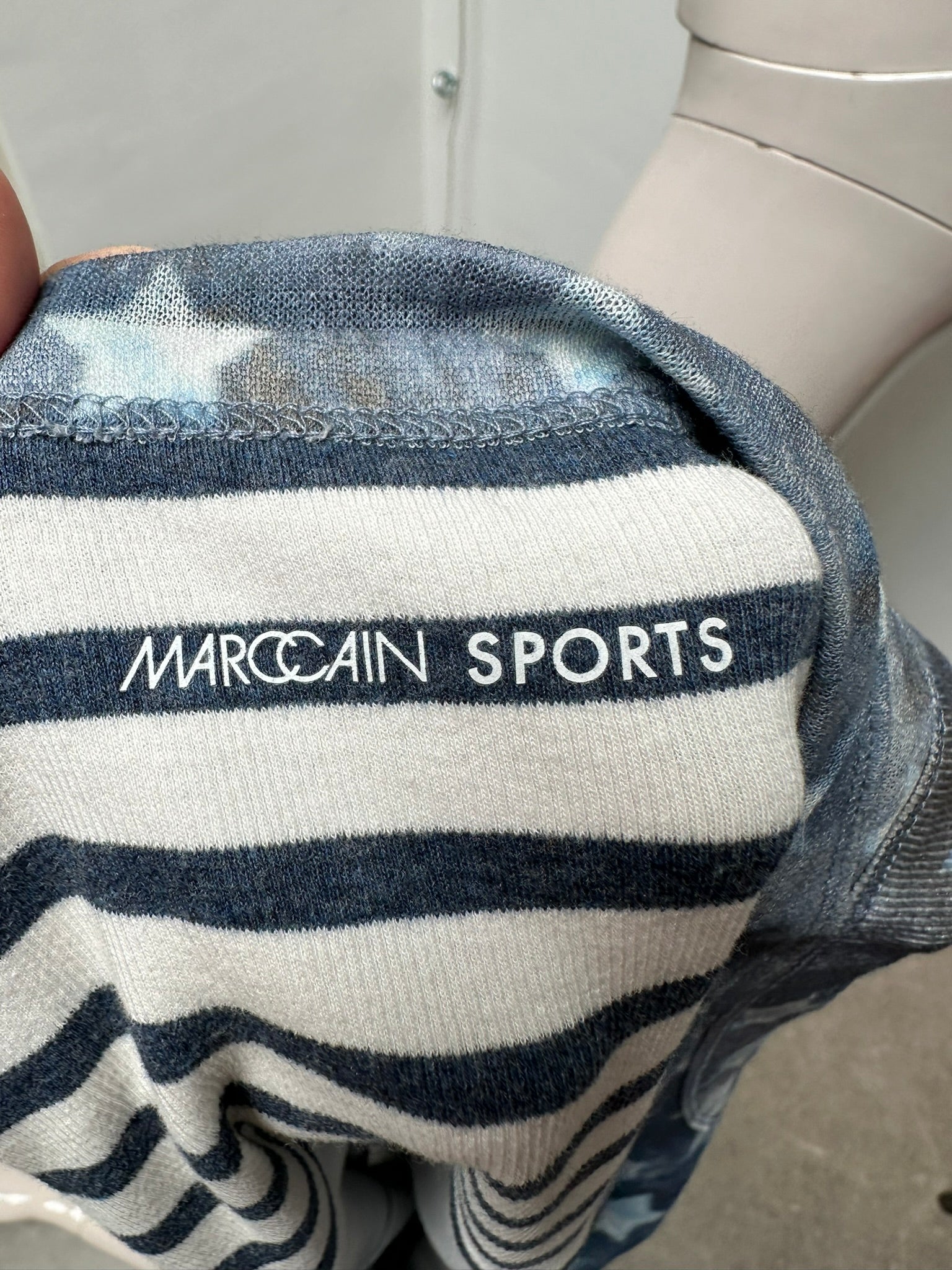 Marc Cain Top maat N3 blauw