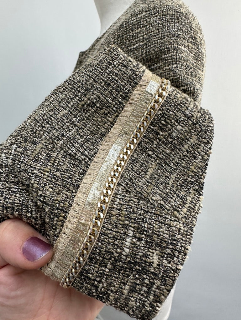 Blumarine Blugirl Folies beige/gouden jasje maat 40