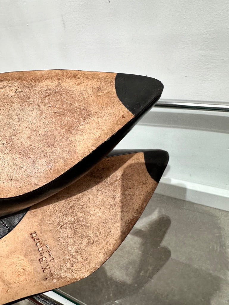 L.K. Benett zwarte ballerina met punt maat 40