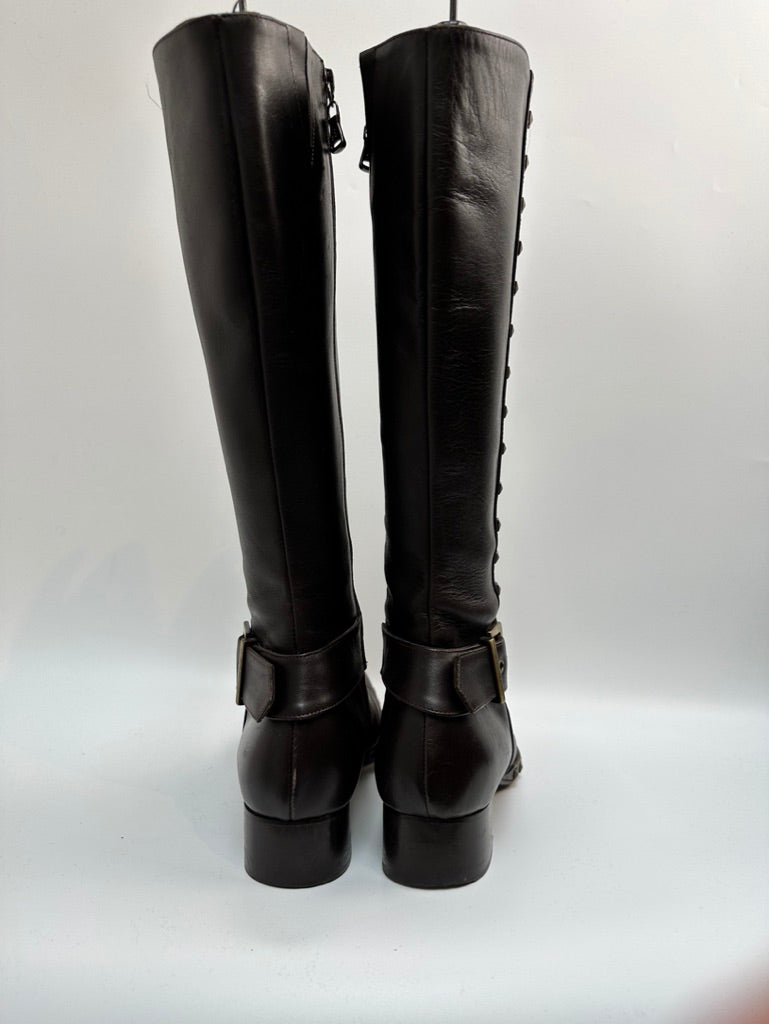 Gianfranco Ferré donkerbruine laarzen maat 38,5