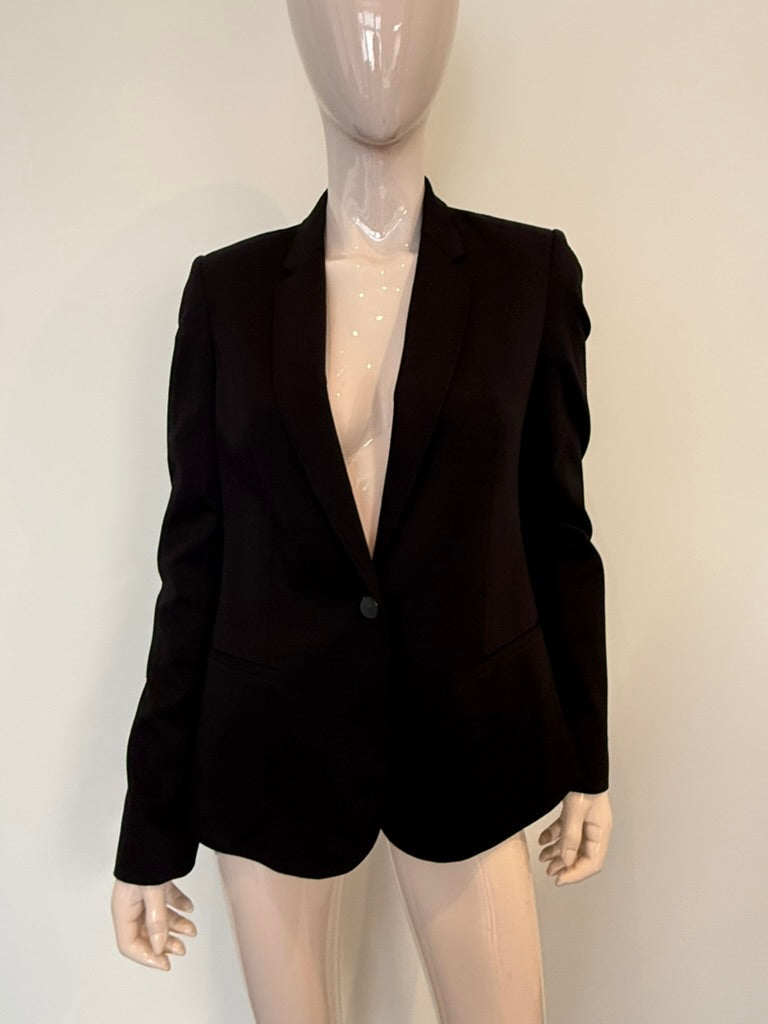 WE - Blazer - zwart, getailleerd, enkele knoopsluiting - L