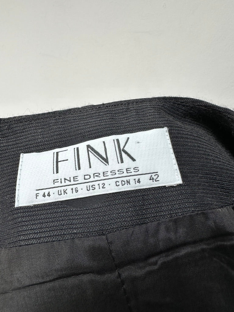 FINK vintage blouse met polkadots maat 42