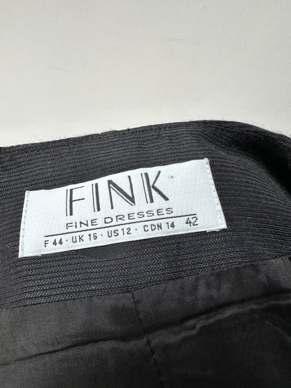 FINK vintage blouse met polkadots maat 42