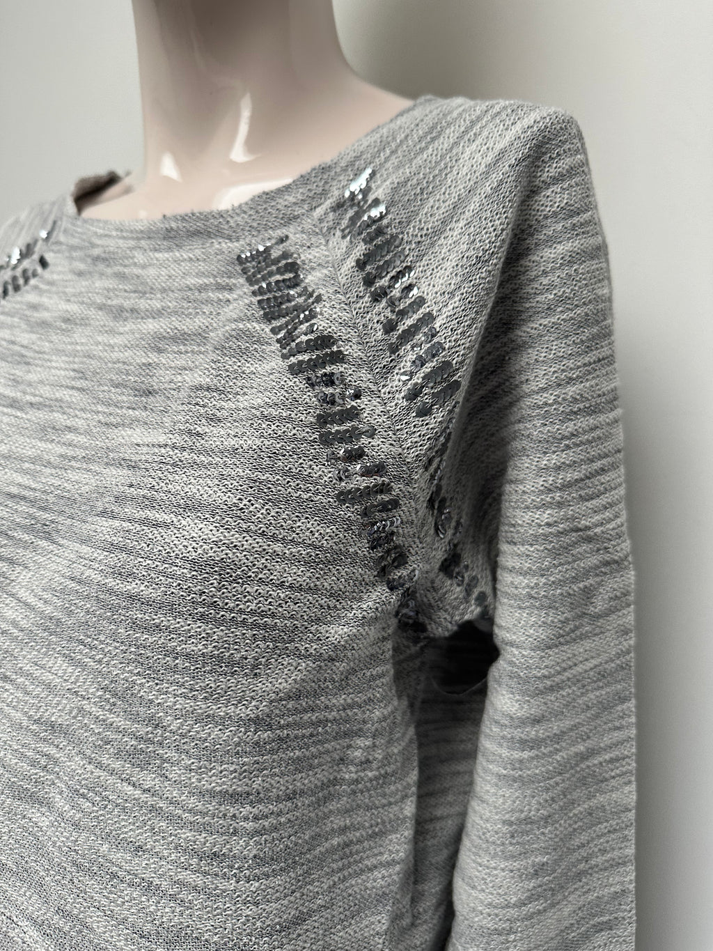 Tommy Hilfiger grijze trui maat S