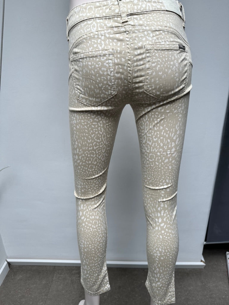 Liu Jo bedrukte beige jeans maat XS