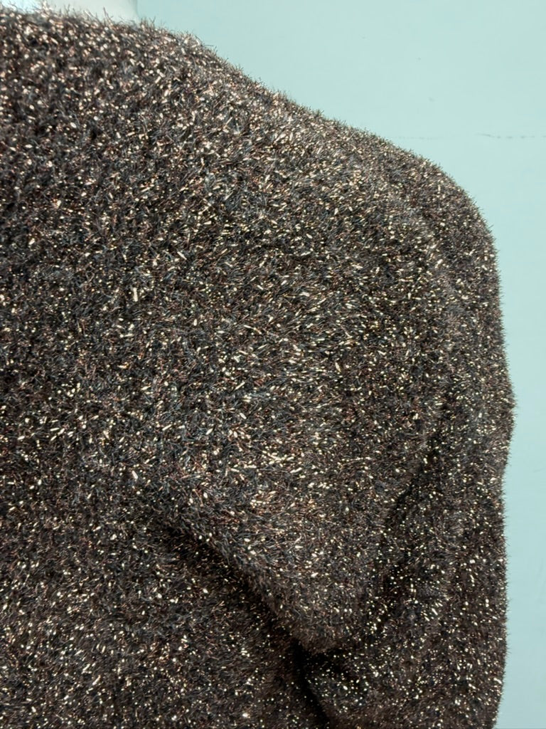 ESSENTIEL ANTWERP - Vest - bruin gemêleerd, subtiele glans, knoopsluiting - S