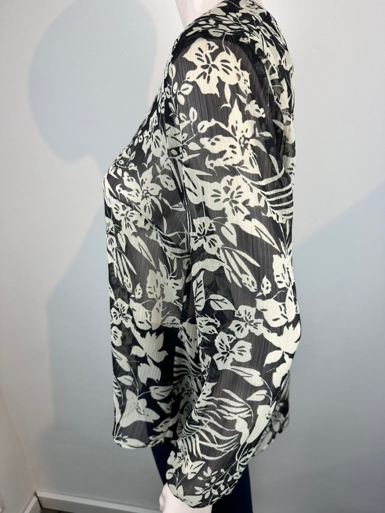 Maria Mero gebloemde blouse maat 36