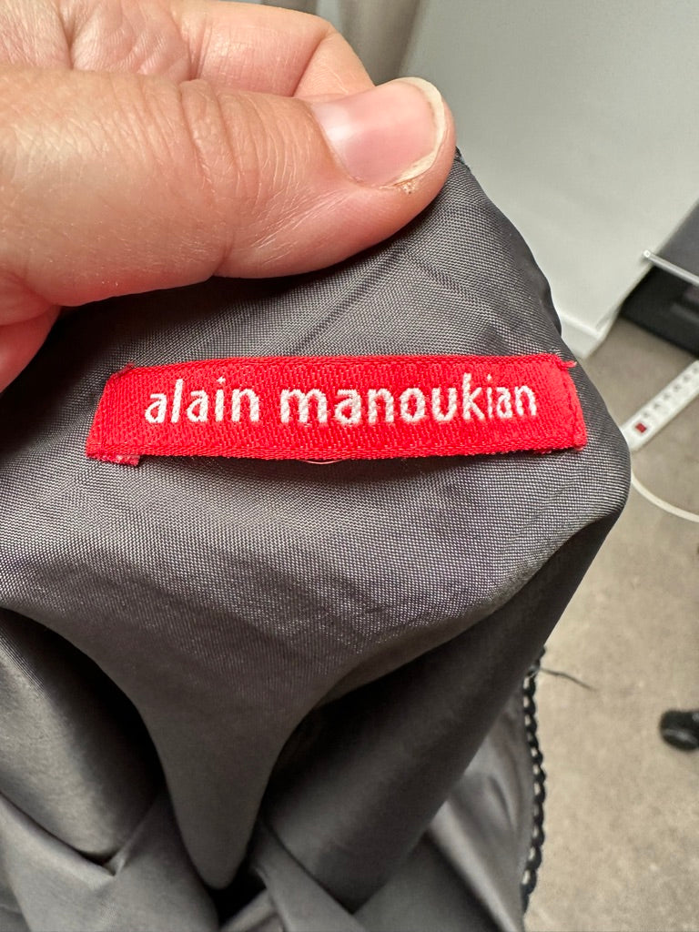 Alain Manoukian grijze rok met print maat M