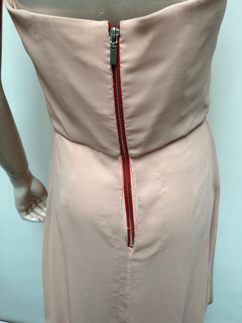 Erin Fetherston cocktailjurk roze/rood maat 6