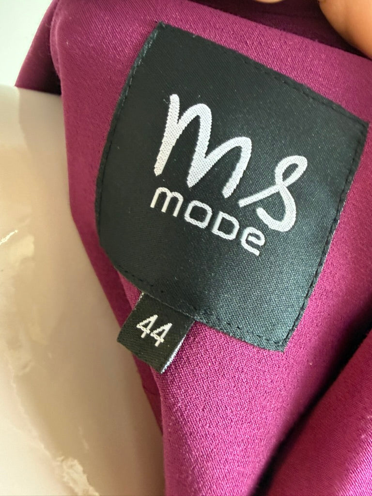 MS Mode - Blazer - paars/roze, enkele knoopsluiting, reverskraag - XXL