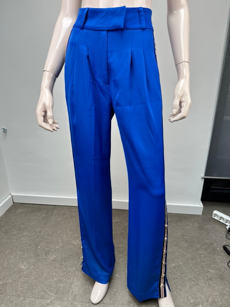 Josh V blauwe broek met wijde pijp maat XS