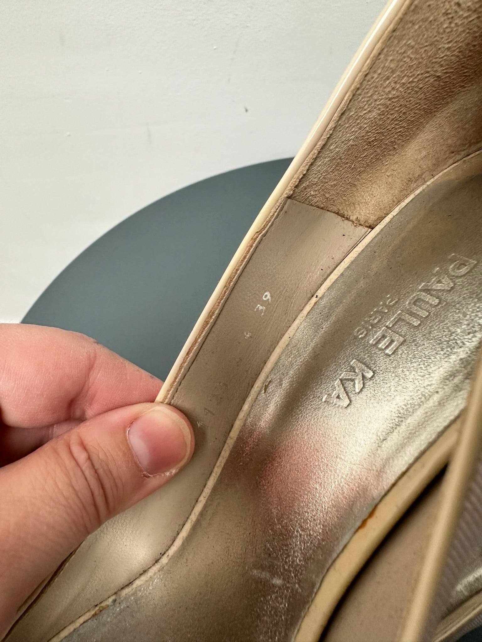 Paule Ka nude pumps met peeptoe maat 39