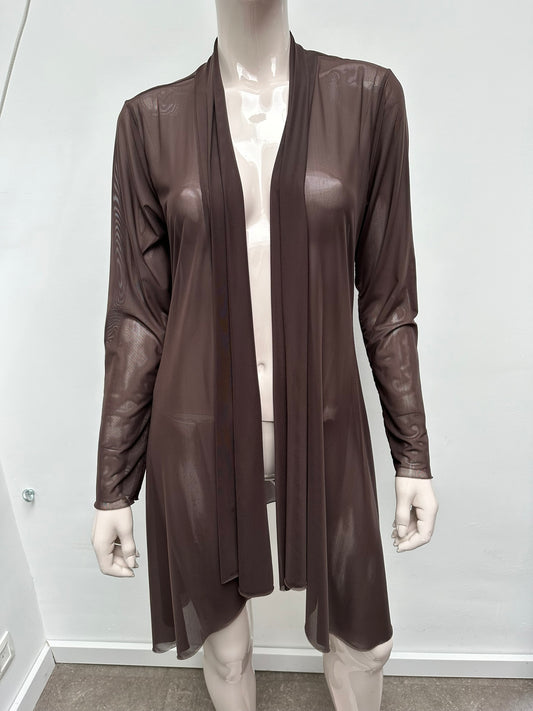 Tommy Bahama bruin vest/beachdress maat M/L