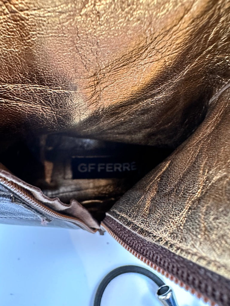 Gianfranco Ferré donkerbruine laarzen maat 38,5