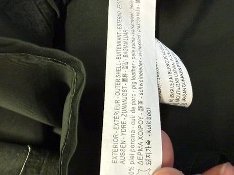 ZARA WOMAN - Rok - groen suède, doorlopende rits, kort model - S