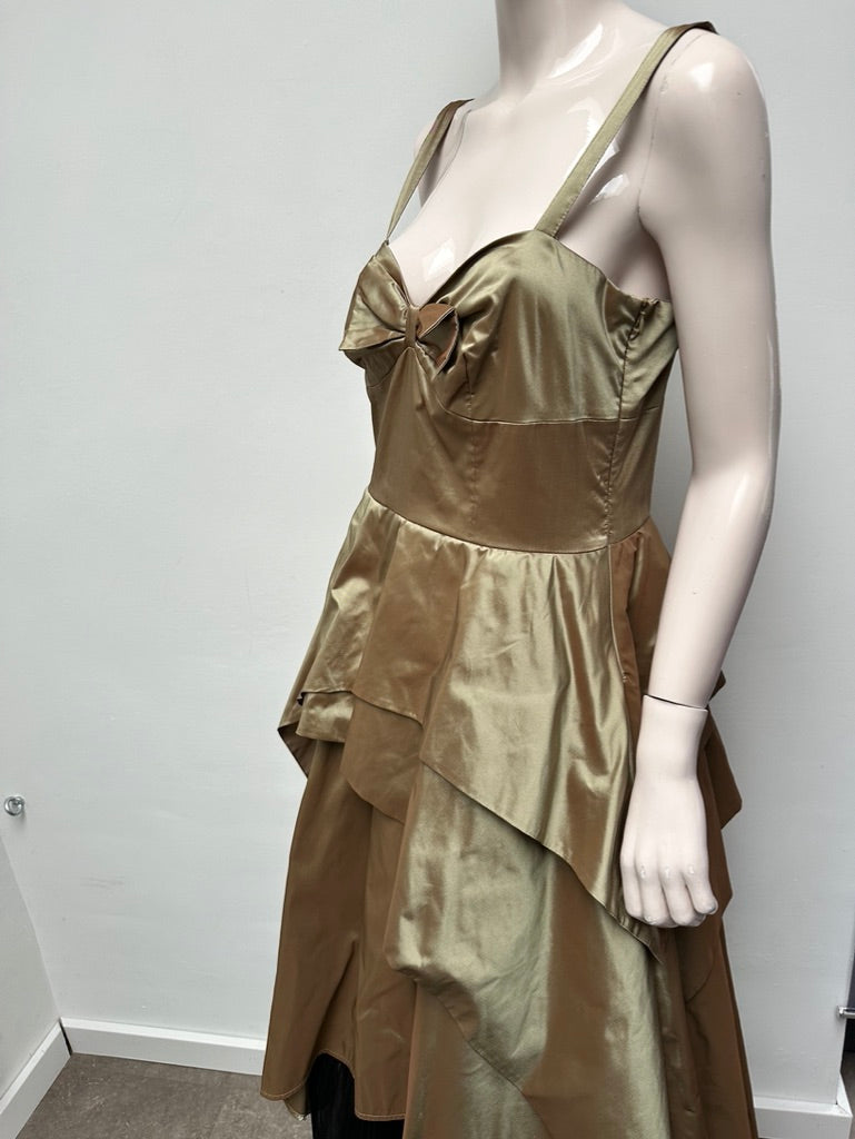 Bandolera Jurk maat 40 goud