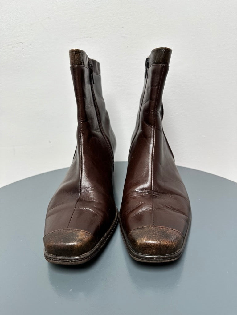 Verhulst enkellaarsjes maat 38,5 bruin