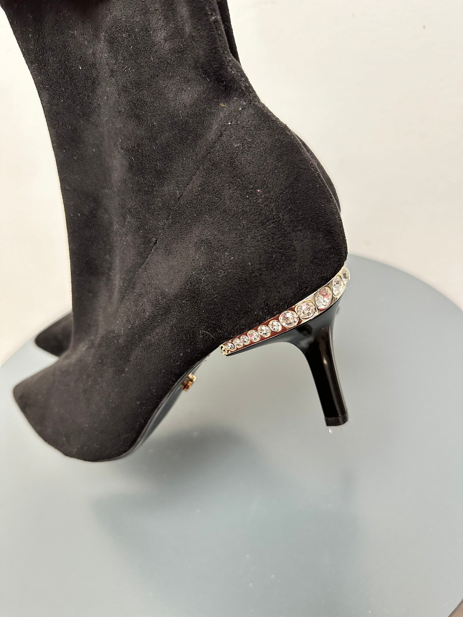 Dune London korte laarsjes met strass maat 38