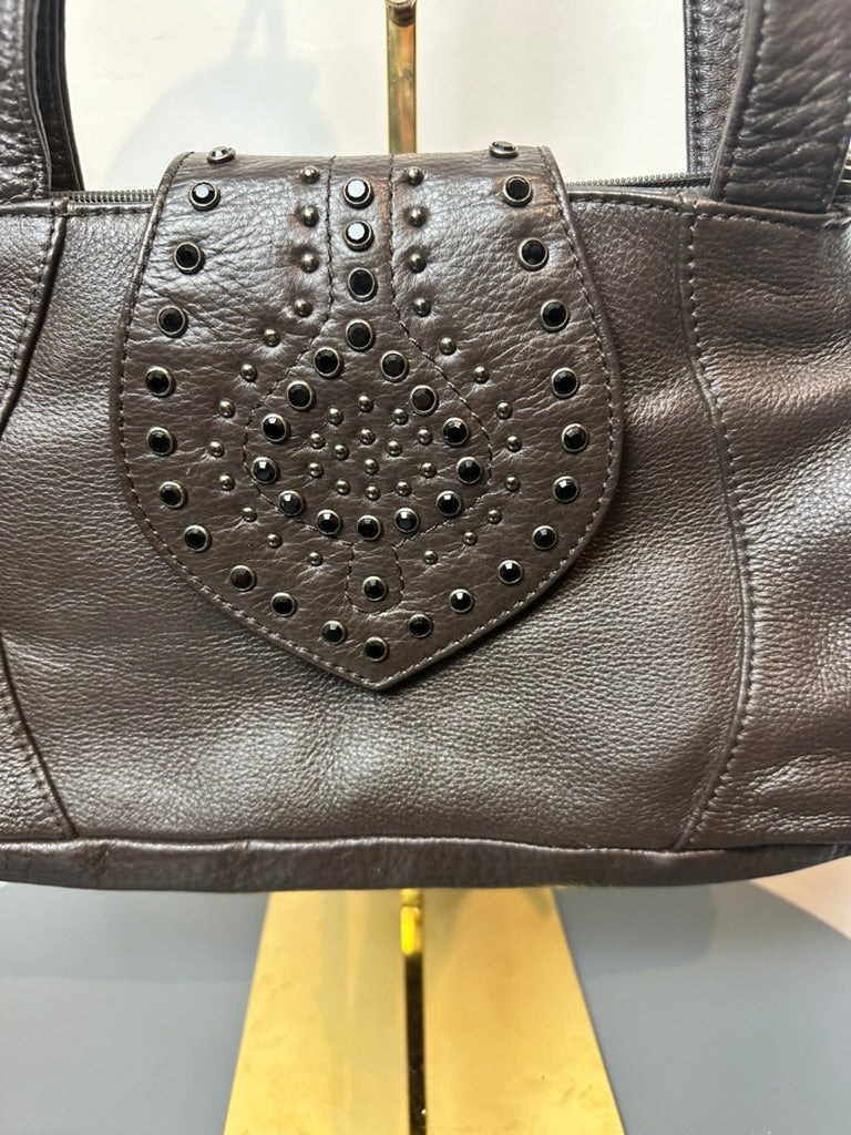 Borella Handtas leer bruin