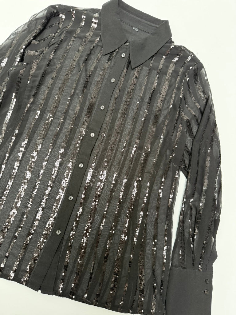 Amisu Blouse maat 40 Zwart