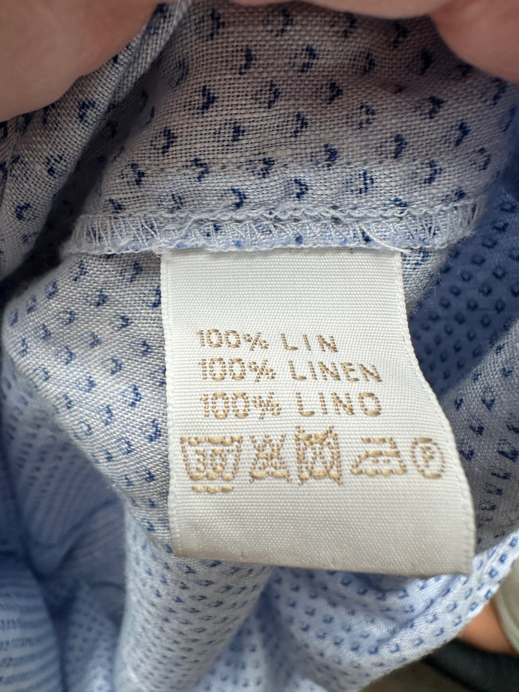 La Chemise Tropezienne linnen overhemd maat M