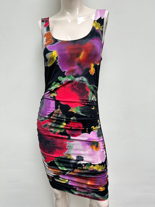 Marc Cain bodycon gebloemde jurk maat 3