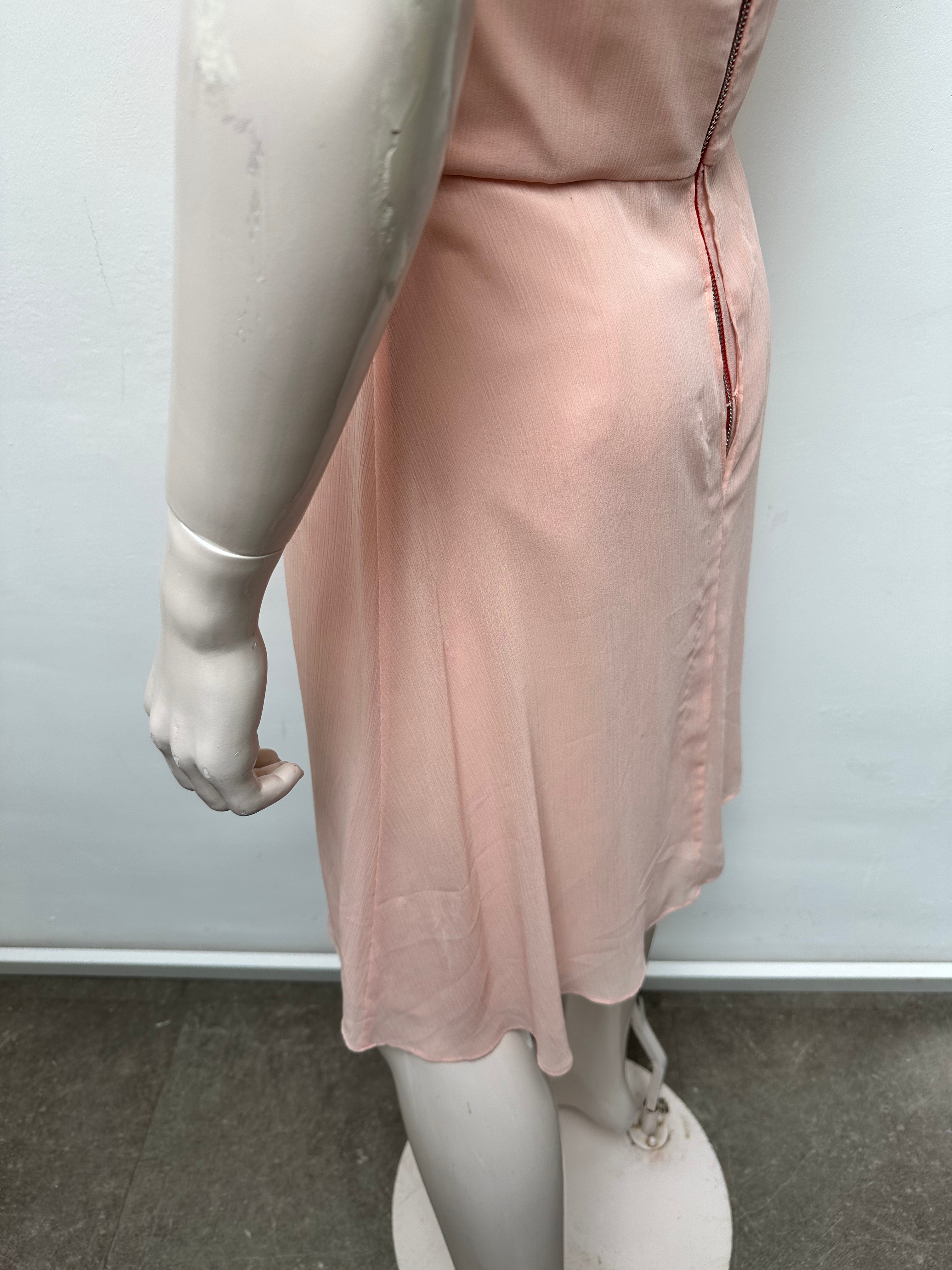 Erin Fetherston cocktailjurk roze/rood maat 6