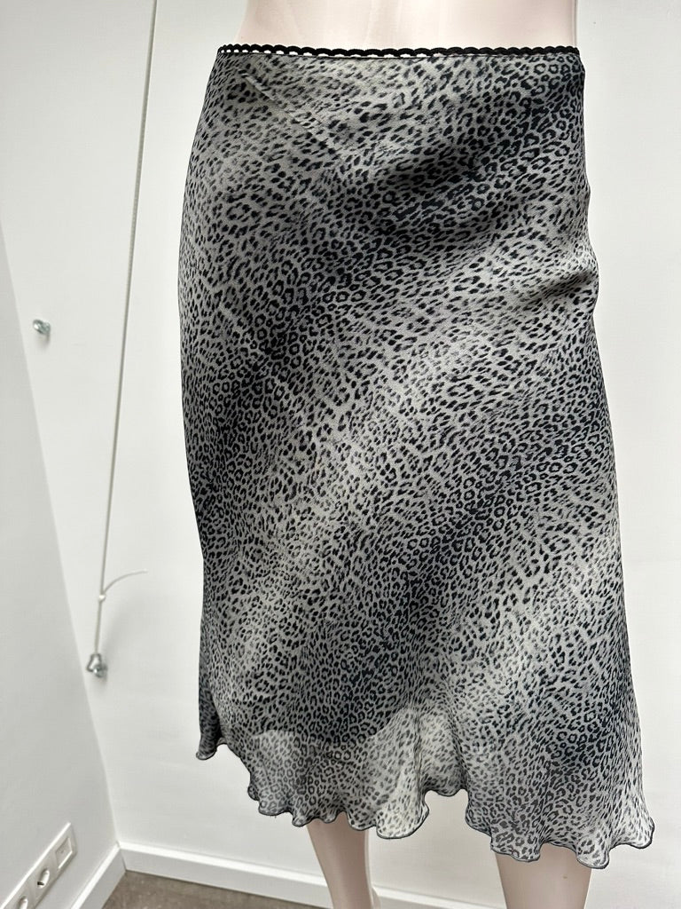 Alain Manoukian grijze rok met print maat M