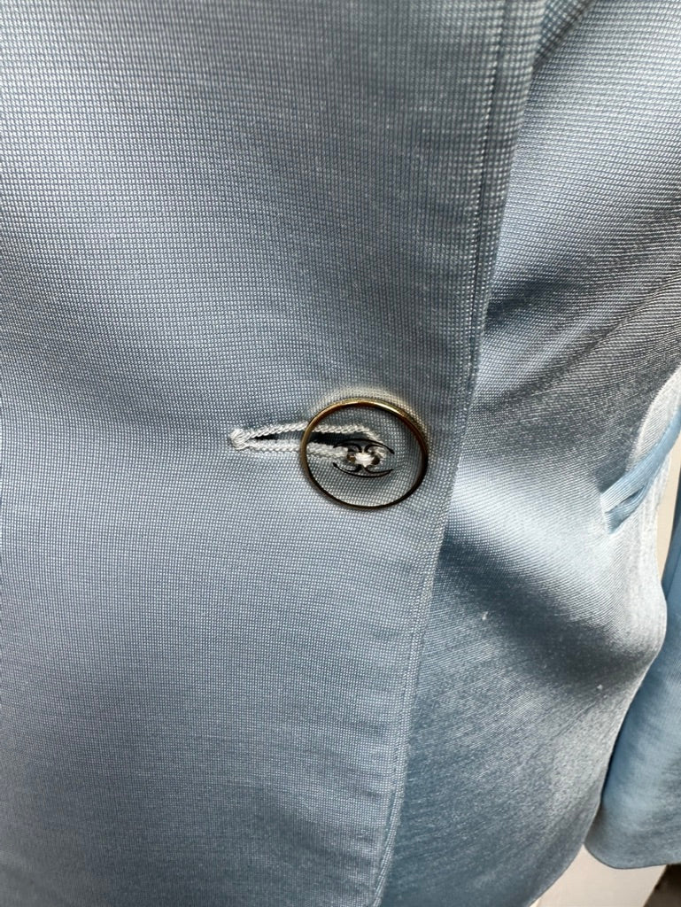 Just Cavalli lichtblauwe blazer maat XS