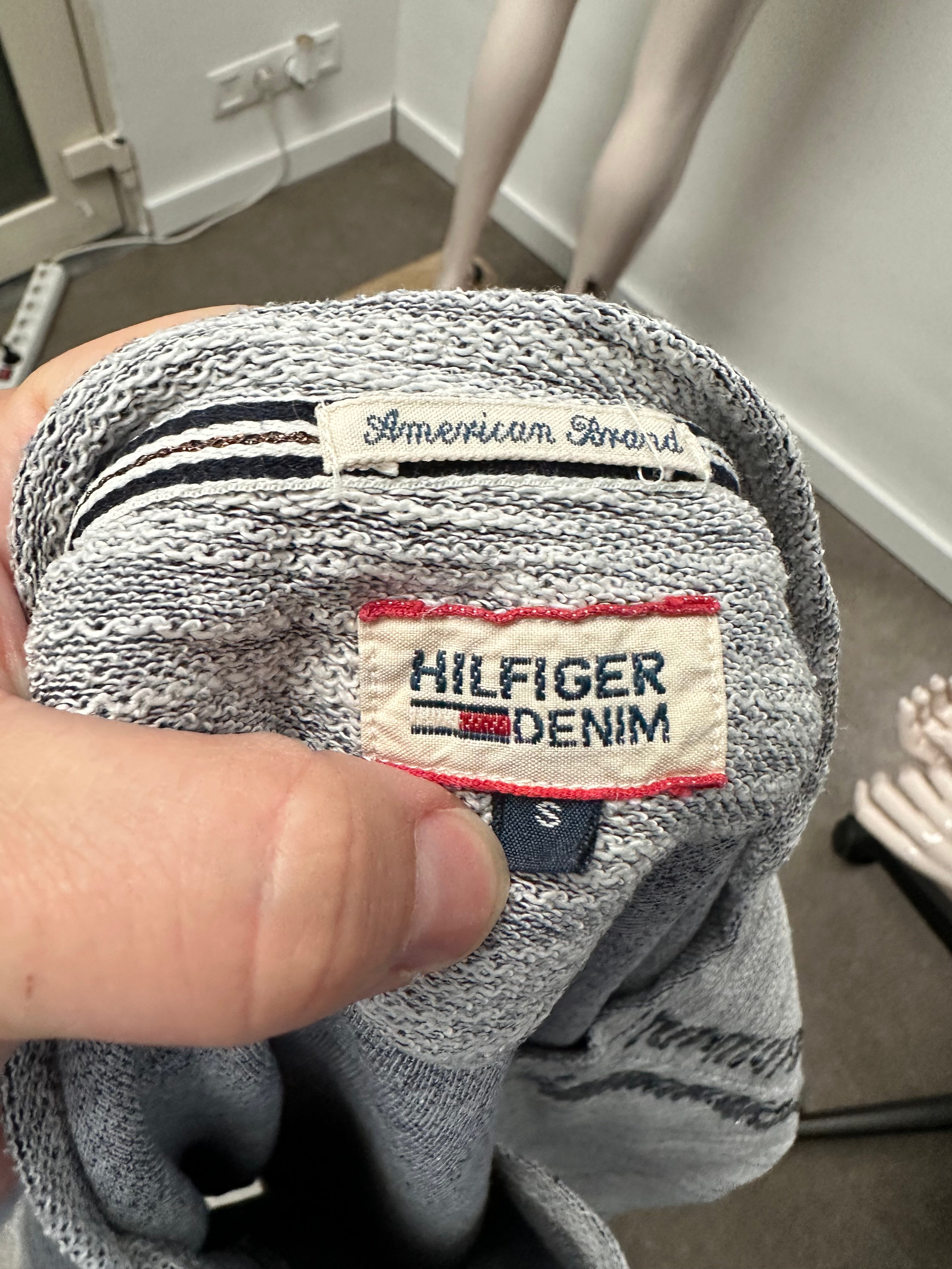 Tommy Hilfiger grijze trui maat S