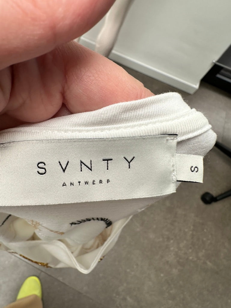 SVNTY antwerp t-shirt wit maat S