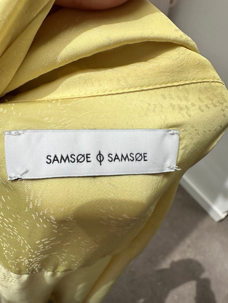 Samsøe Samsøe gele blousejurk maat S