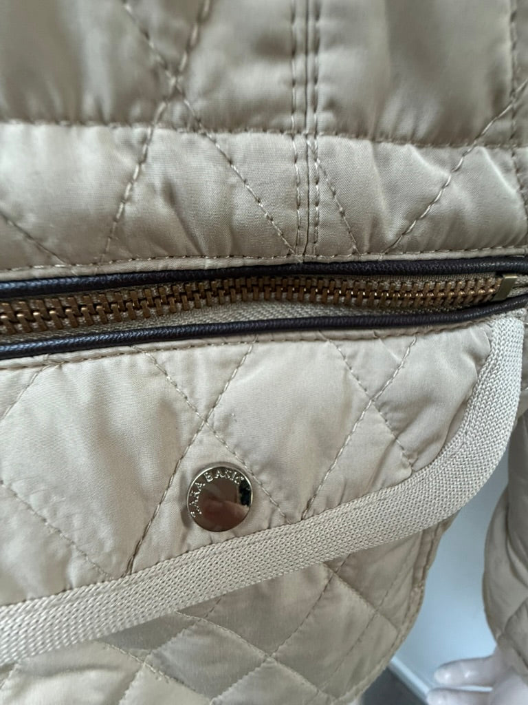 ZARA Jasje doorstikt maat M Beige