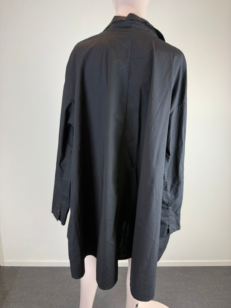 Studio Rundholz - Jurk - zwart, oversized, panda-print - TU