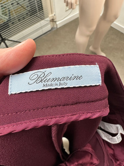 Blumarine bordeaux broek maat 40