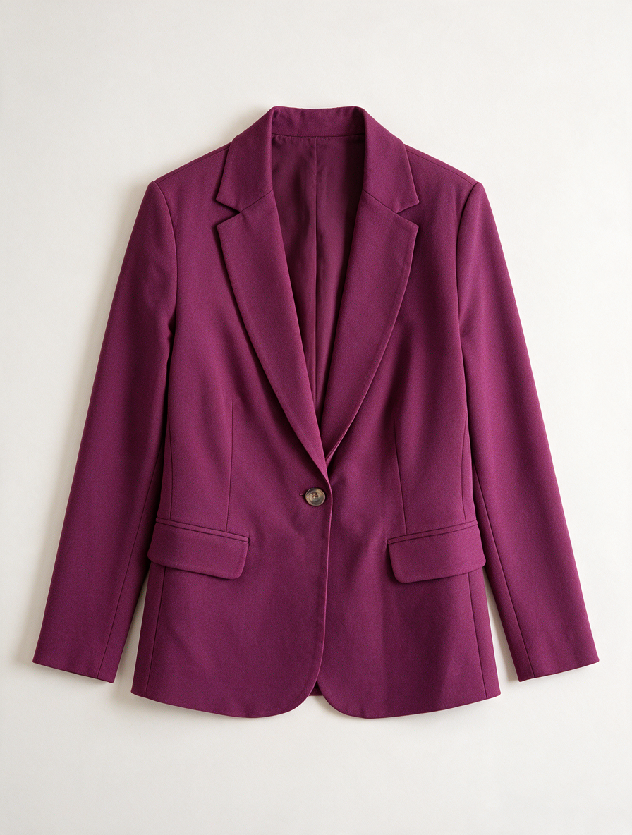 MS Mode - Blazer - paars/roze, enkele knoopsluiting, reverskraag - XXL