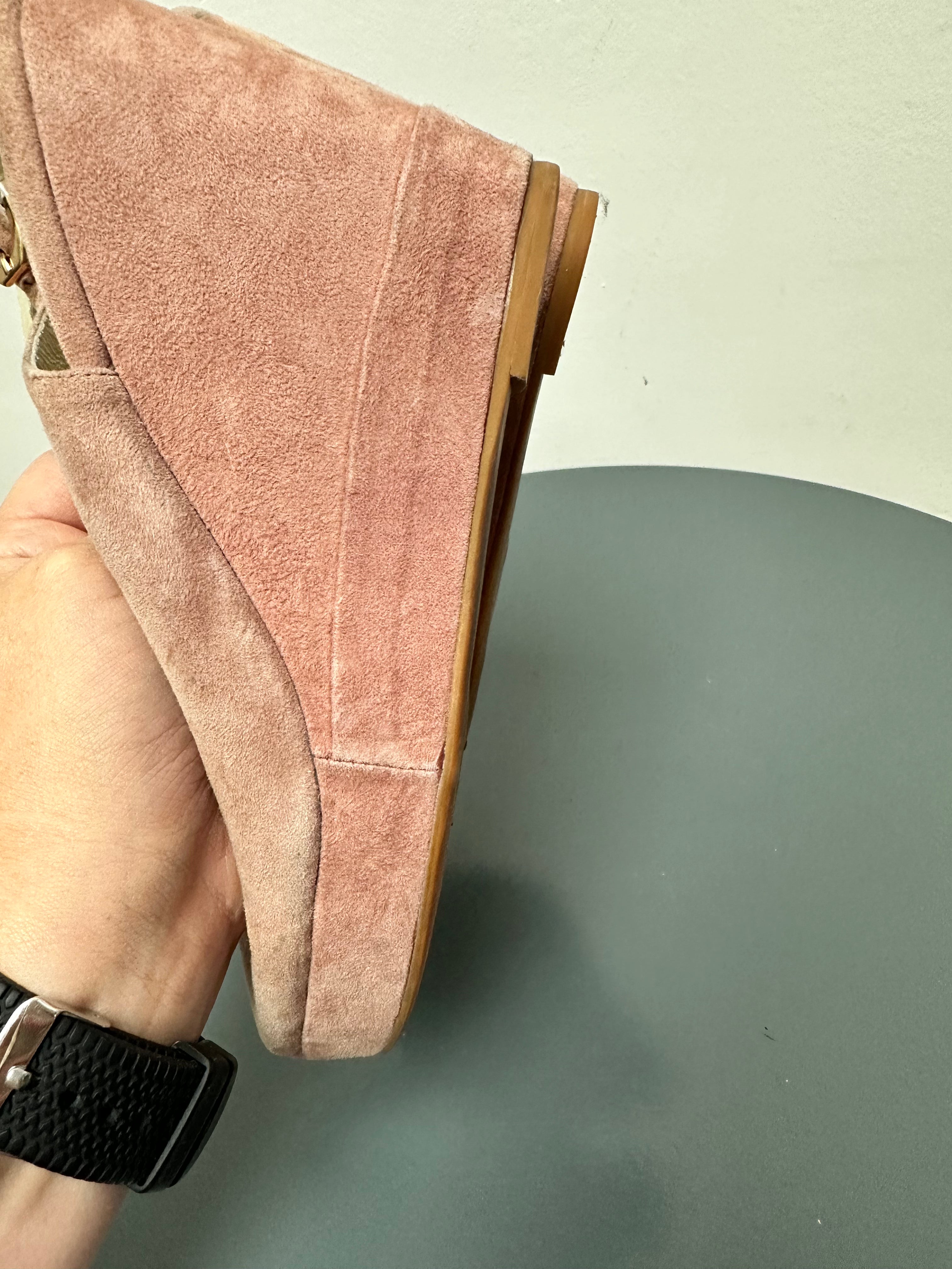 Essentiel Antwerp roze sleehak sandalen maat 38